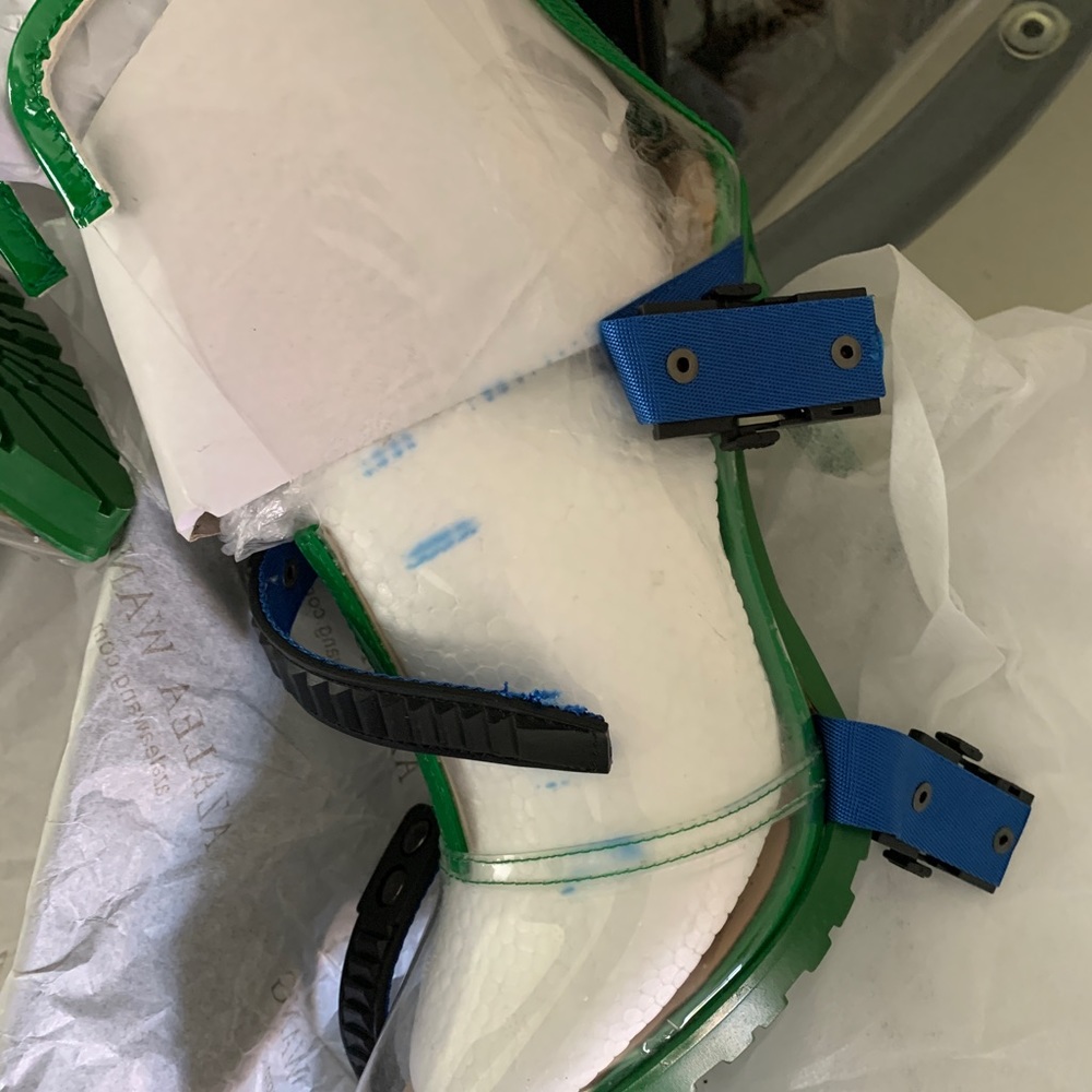 Azalea Wang clear heel bootie. New with tags. - Picture 3 of 11